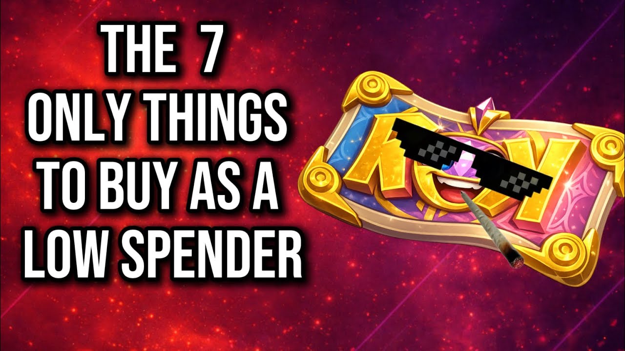 The 7 Only Things to Buy as a Low Spender 🤑 