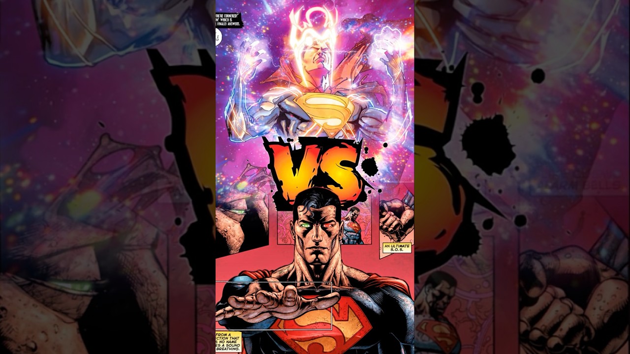 King Omega Superman vs Cosmic Armor Superman! Who wins? #kingomegasuperman #cosmicarmorsuperman