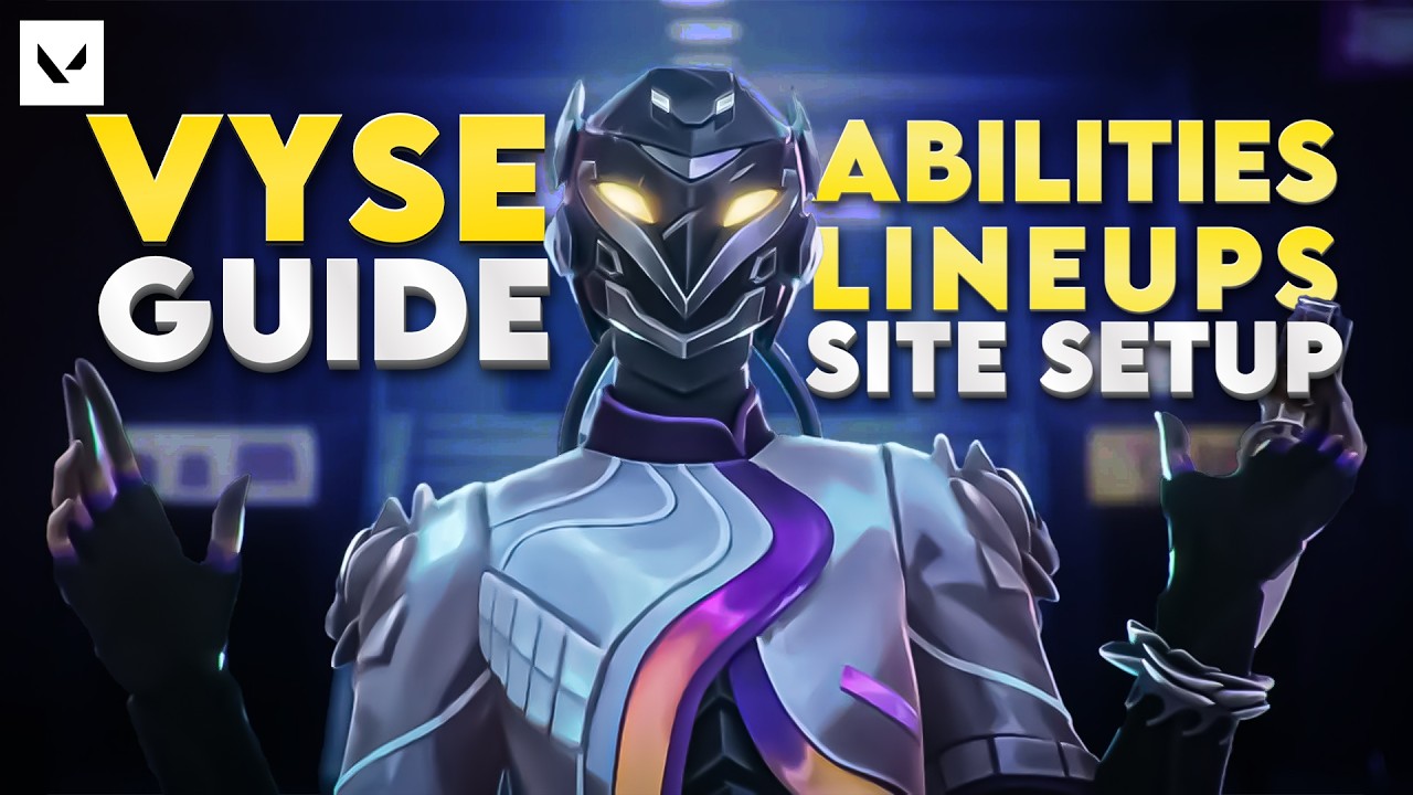 Ultimate Guide to Valorant's NEW Agent VYSE (Abilities, Lineups, Site Setups)