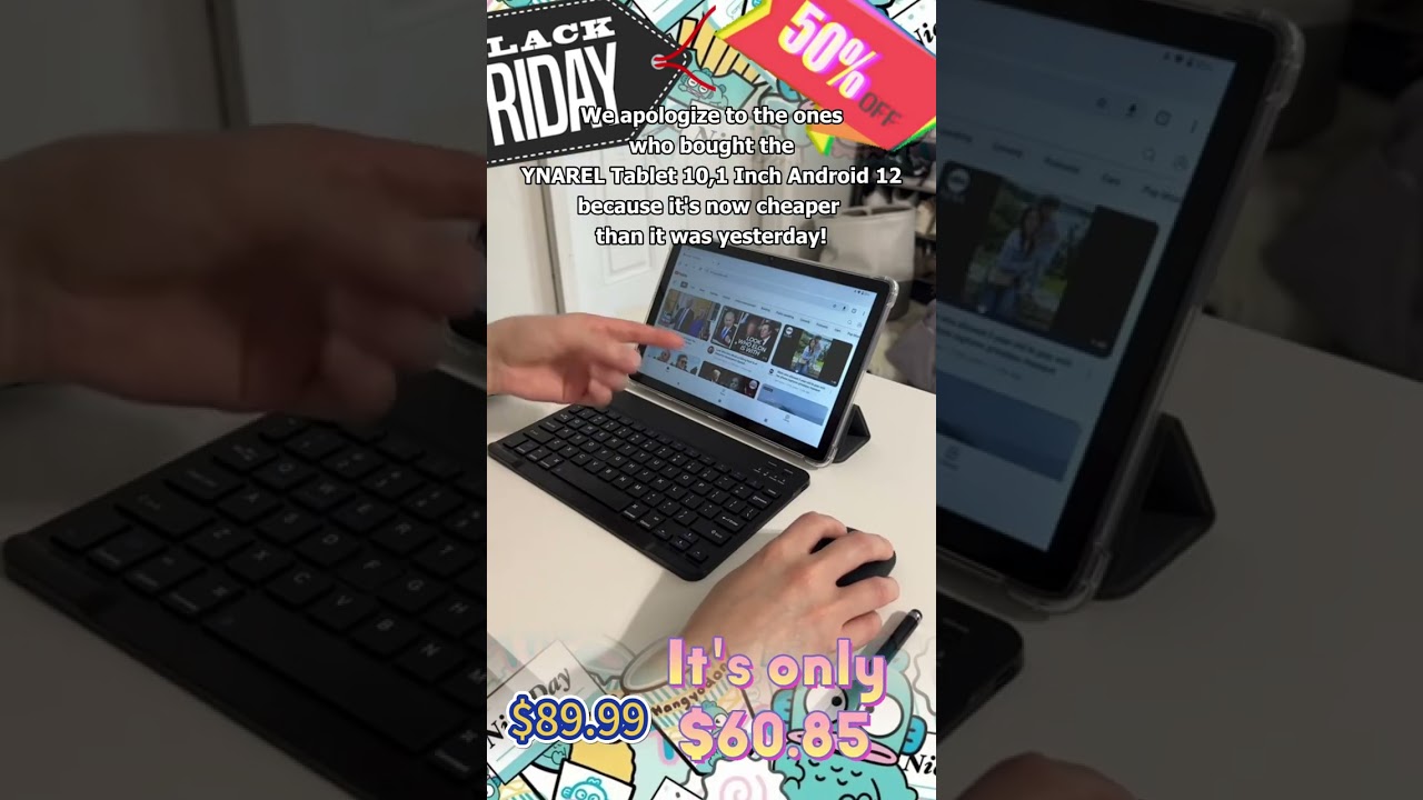 Powerful android tablet with keyboard, mouse & stylus - great deal!