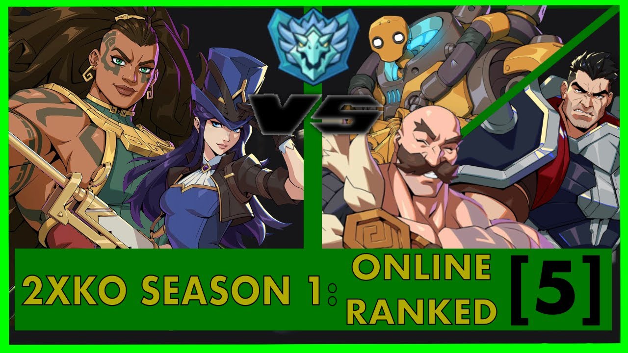 2XKO (Season 1) - Platinum Ranked Matches - Caitlyn/Illaoi [5]