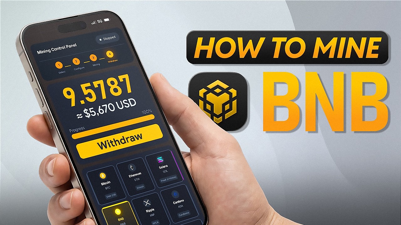 How to Mine BNB with Cloud Mining | Full Binance Coin Mining Walkthrough