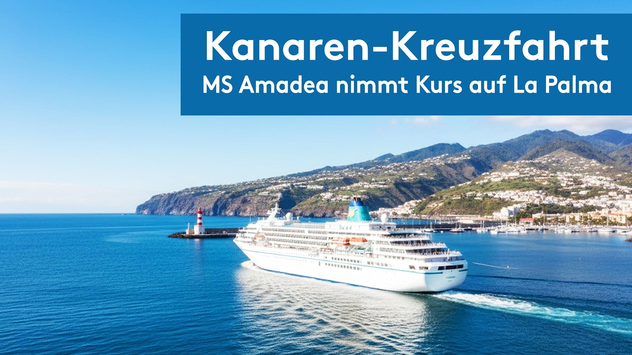 MS Amadea und das Lotsenboot: Kampf gegen Wellen vor La Palma auf Kanaren-Kreuzfahrt
