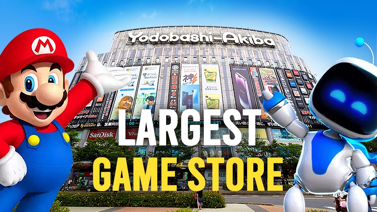 Tokyo's LARGEST Video Game Store Tour