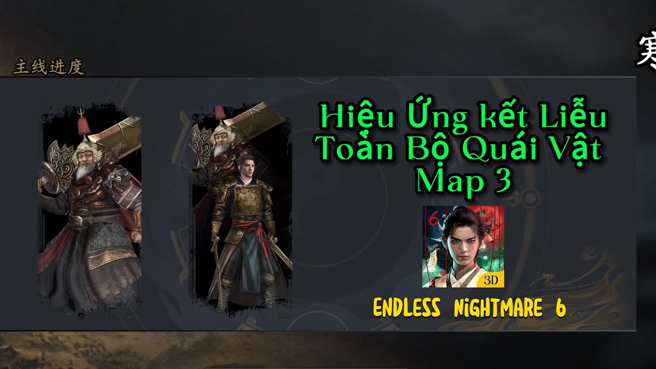 Hiệu Ứng Kết Liễu Quái Vật Map 3 … | Endless Nightmare 6 |