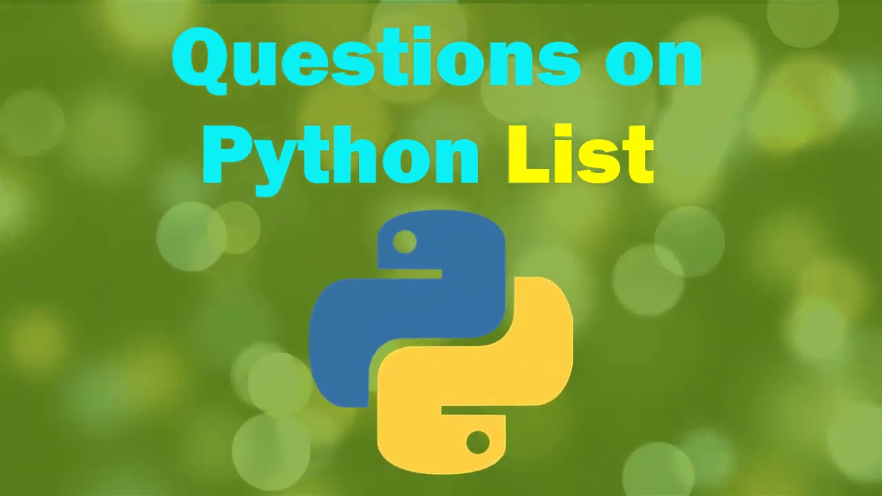 Вопросы по экзамену Python List