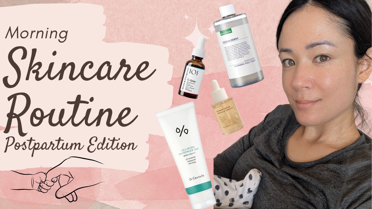 🧖🏻‍♀️ Morning Skincare Routine Postpartum Edition 2025 | @michxmash