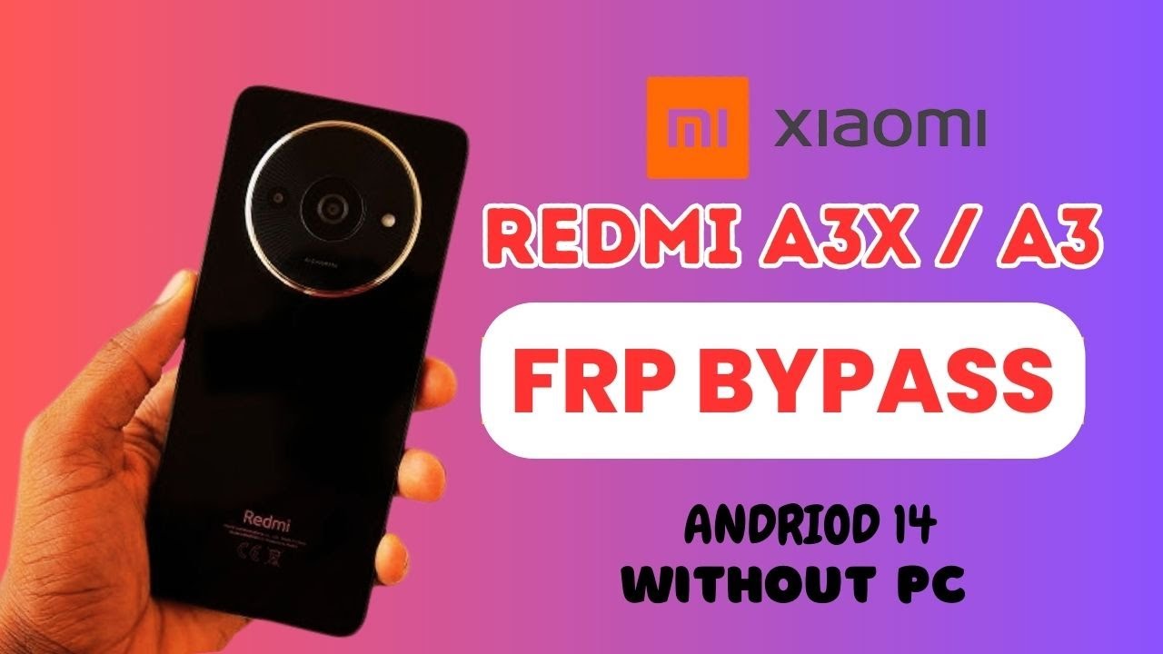 New Security Redmi A3X  Andriod 14 Frp bypass | No Apps Disable | No Second Space