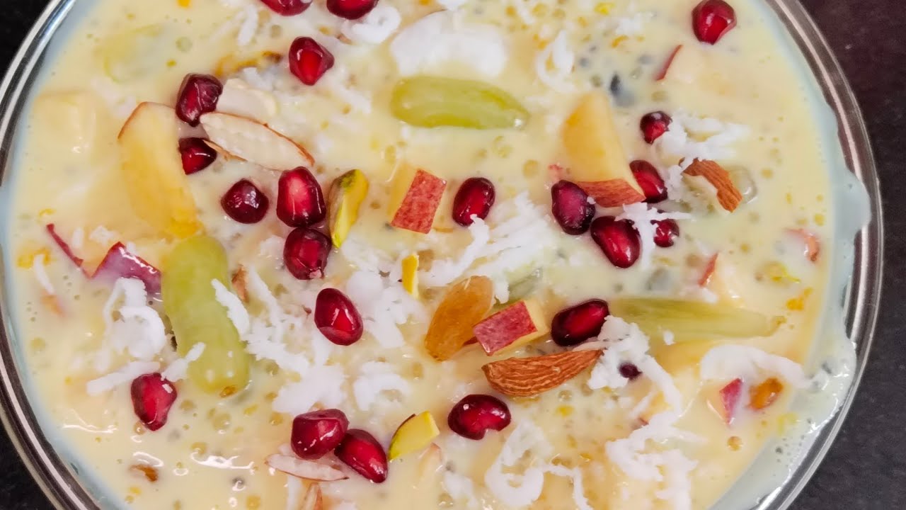ଖରାଦିନ ରେ ସାଗୁ ସର୍ବତ || Sabudana Custard Fruit Drink||Sago Summer Special Drink || Tapioca Dessert 