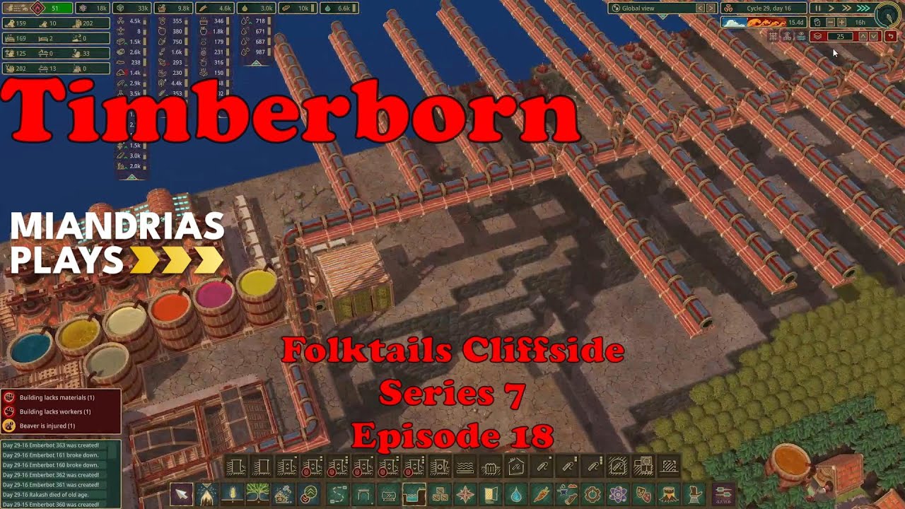 Время трансформации! Точнее, время терраформирования! Сериал «Timberborn Emberpelts», 7 сезон, 18...