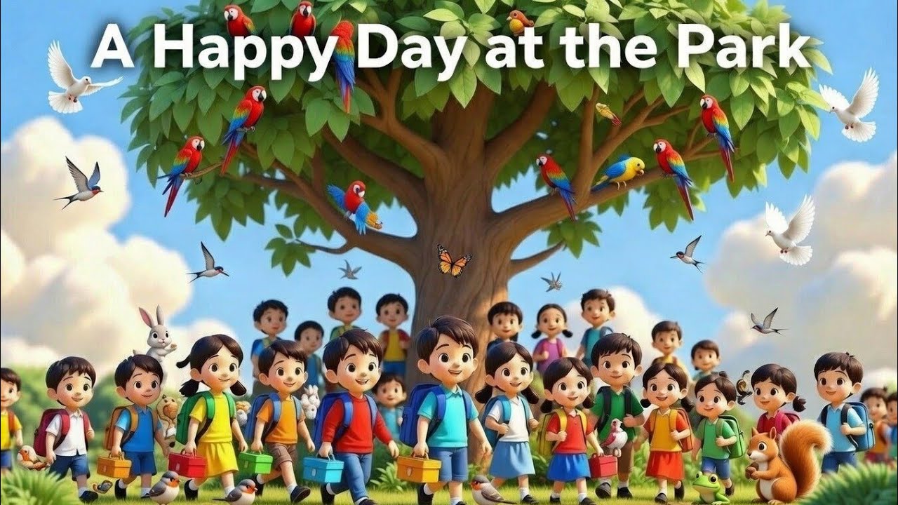 A happy day at tjhe park.🐦🍅🍎