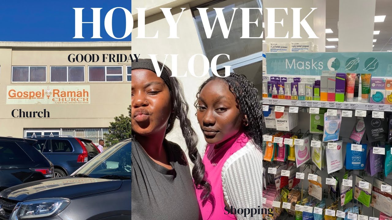 WEEKLY VLOG: HOLY WEEK| CHURCH| SHOPPING| SCHOOL| PRE BIRTHDAY| GOOD FRIDAY |SA YOUTUBER