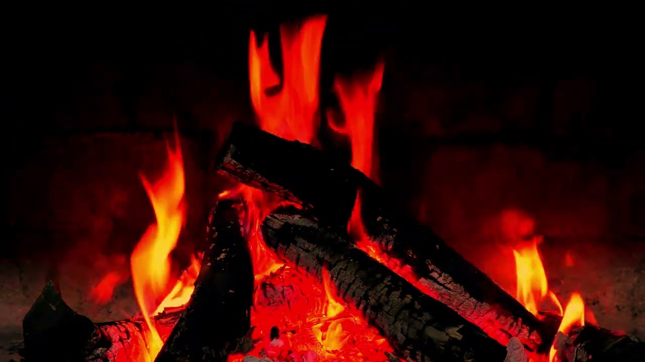 Cozy Fireplace Sounds for Sleep, Relaxation & Focus | 4K Crackling Fire Ambience