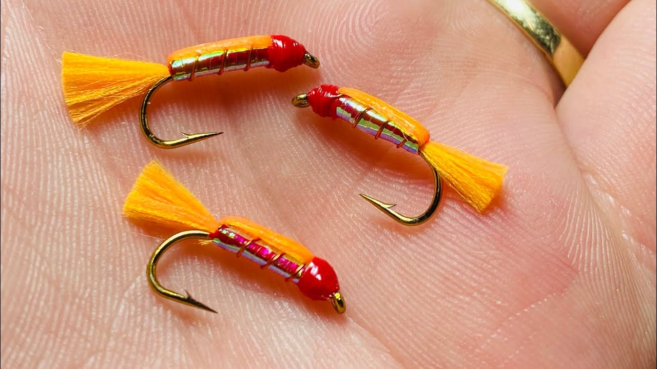 Tying a trout fly, Pearly Peach Doll with Scott Jackson
