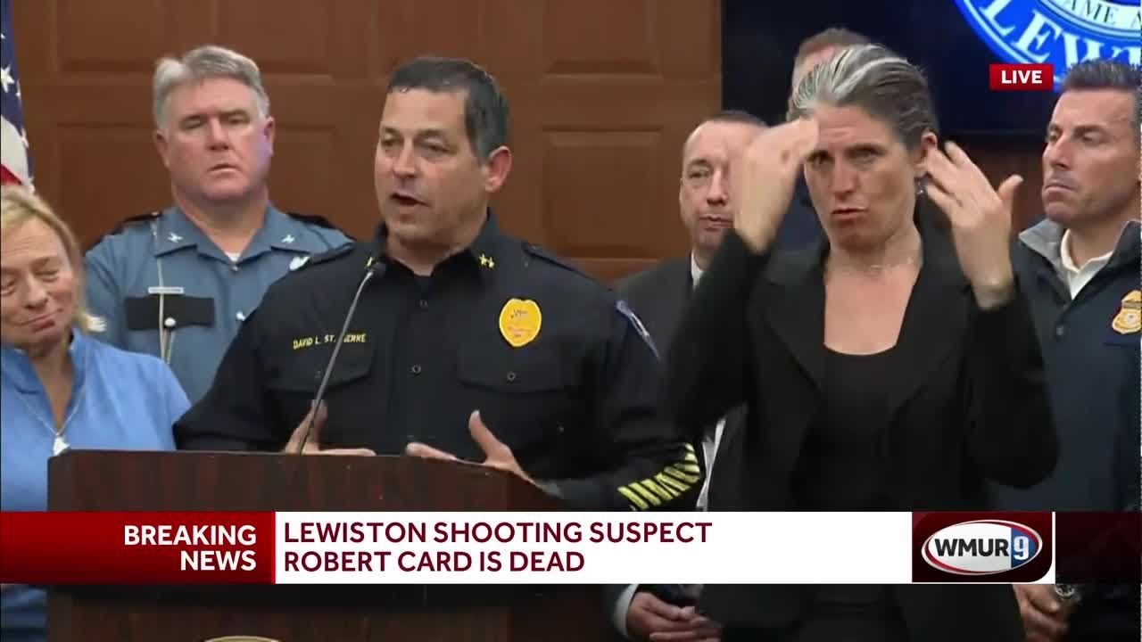 Full video: Officials discuss death of Robert Card at news conference