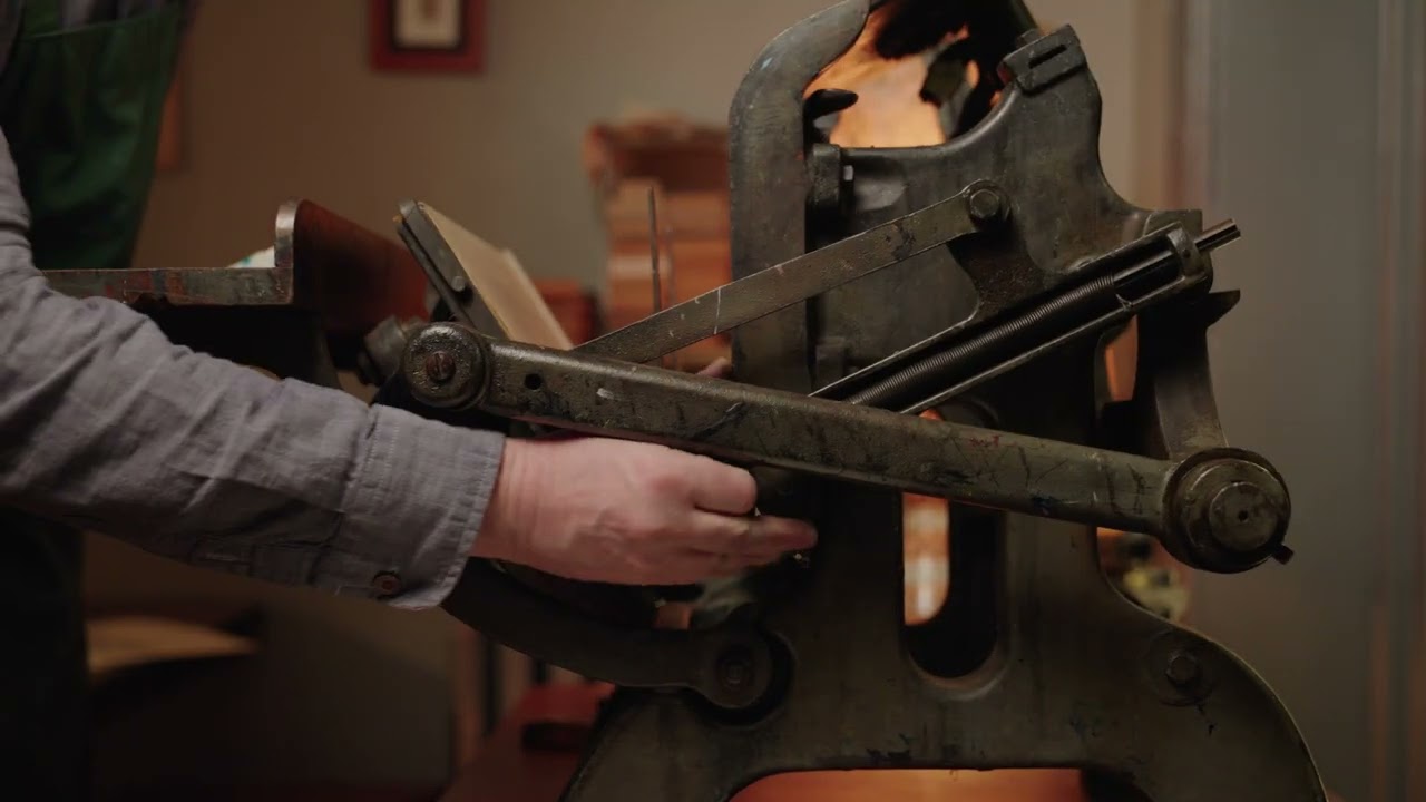Chandler & Price Pilot Press Model 205a: Antique Tabletop Letterpress #letterpress #antique