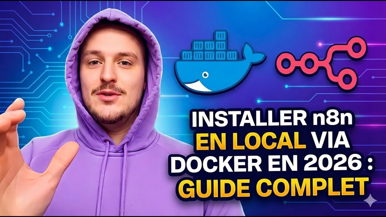COMMENT INSTALLER N8N LOCALEMENT VIA DOCKER EN 2026 #n8n #docker #tuto