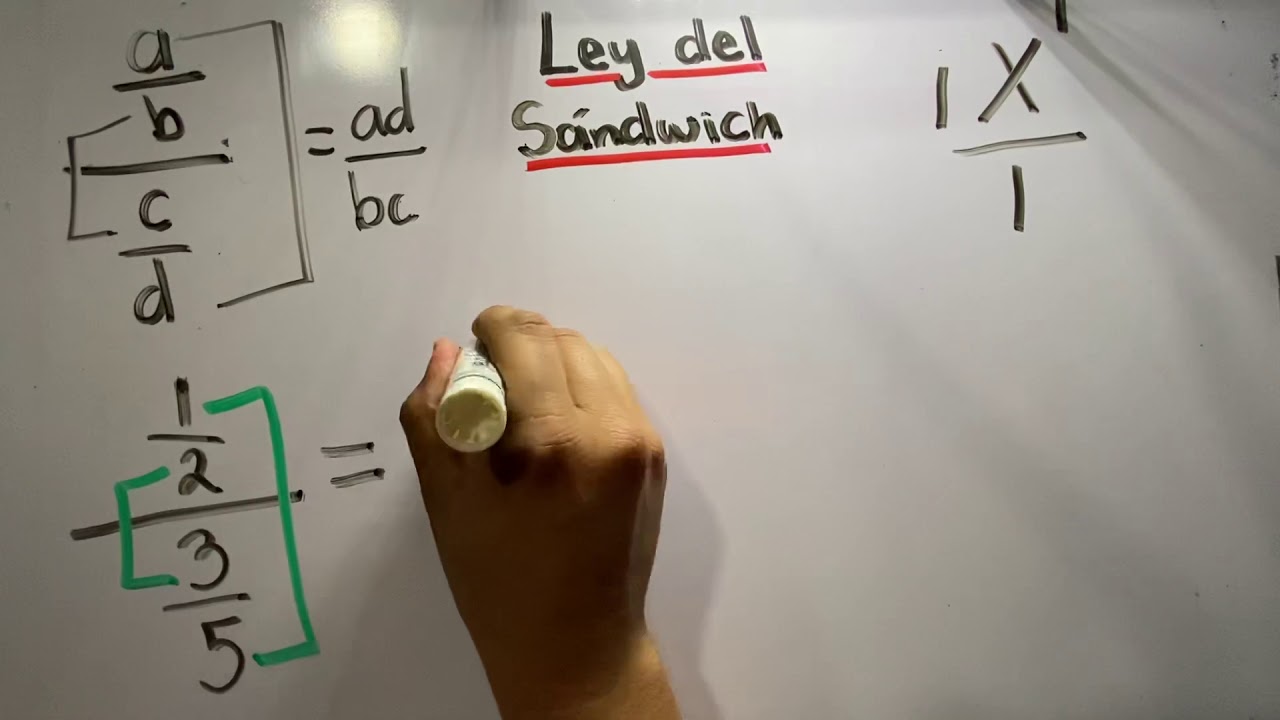 Ley del Sándwich (División de fracciones)