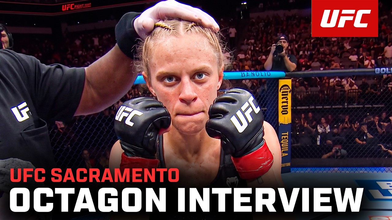 Интервью с Карли Джудис в октагоне | UFC Сакраменто