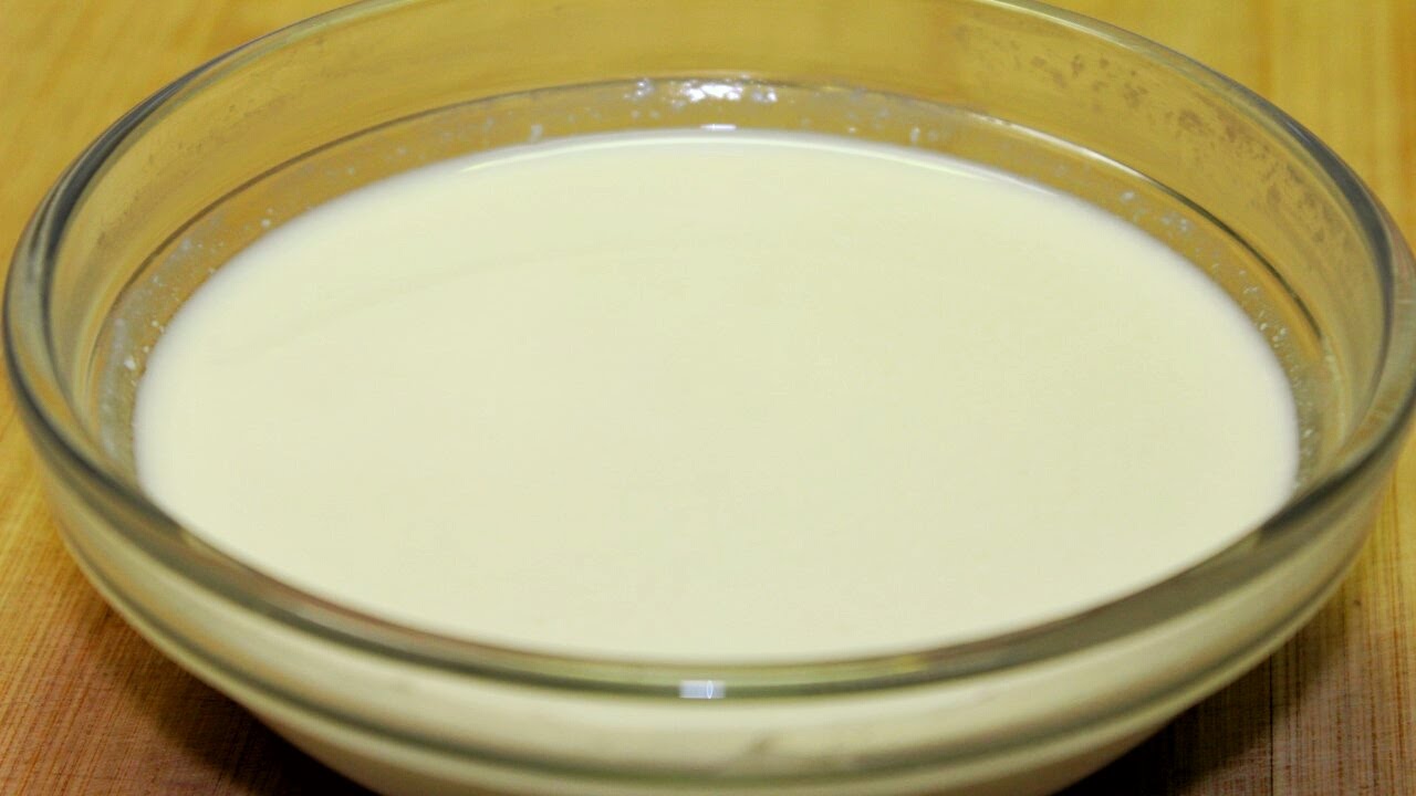 أسهل طريقة لعمل اللبن الرايب في المنزل - Homemade Butter Milk
