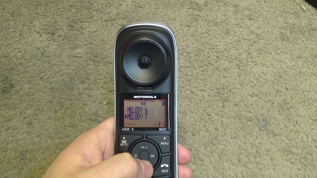 Ringers on the Motorola H202 DECT 6 Cordless Phone
