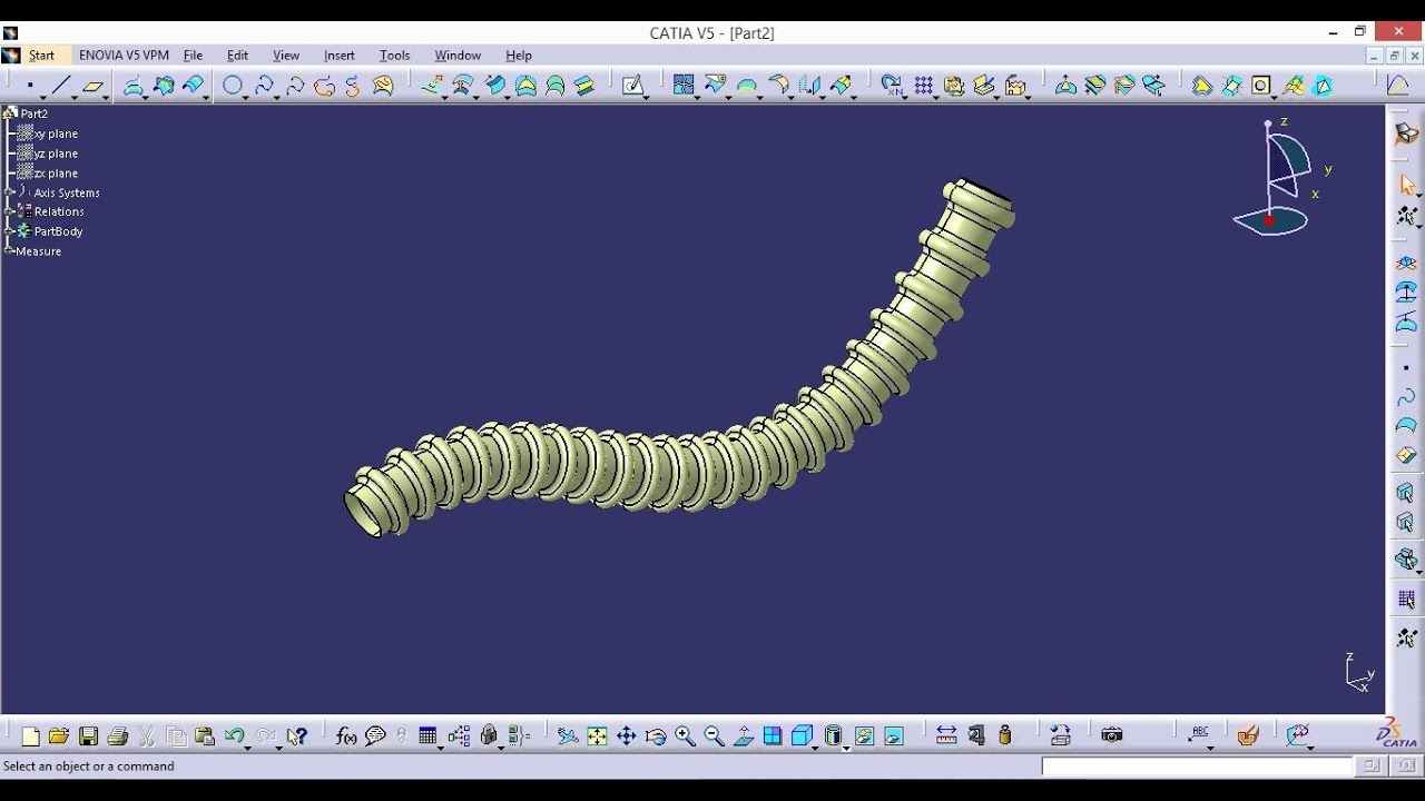 Catia Wrap Surface with Parametric Law