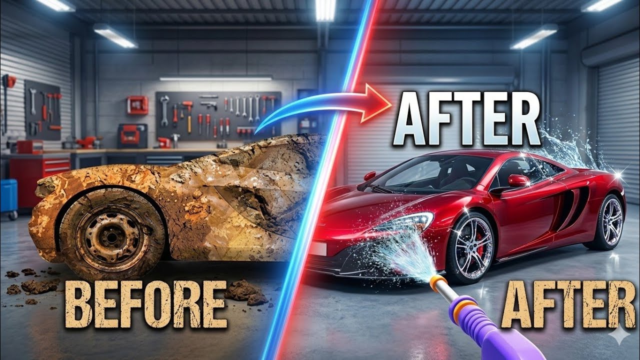 Car Wash simulator ASMR | Car wash: fixing and repairing cars | Car Cleaning | Car wash ASMR