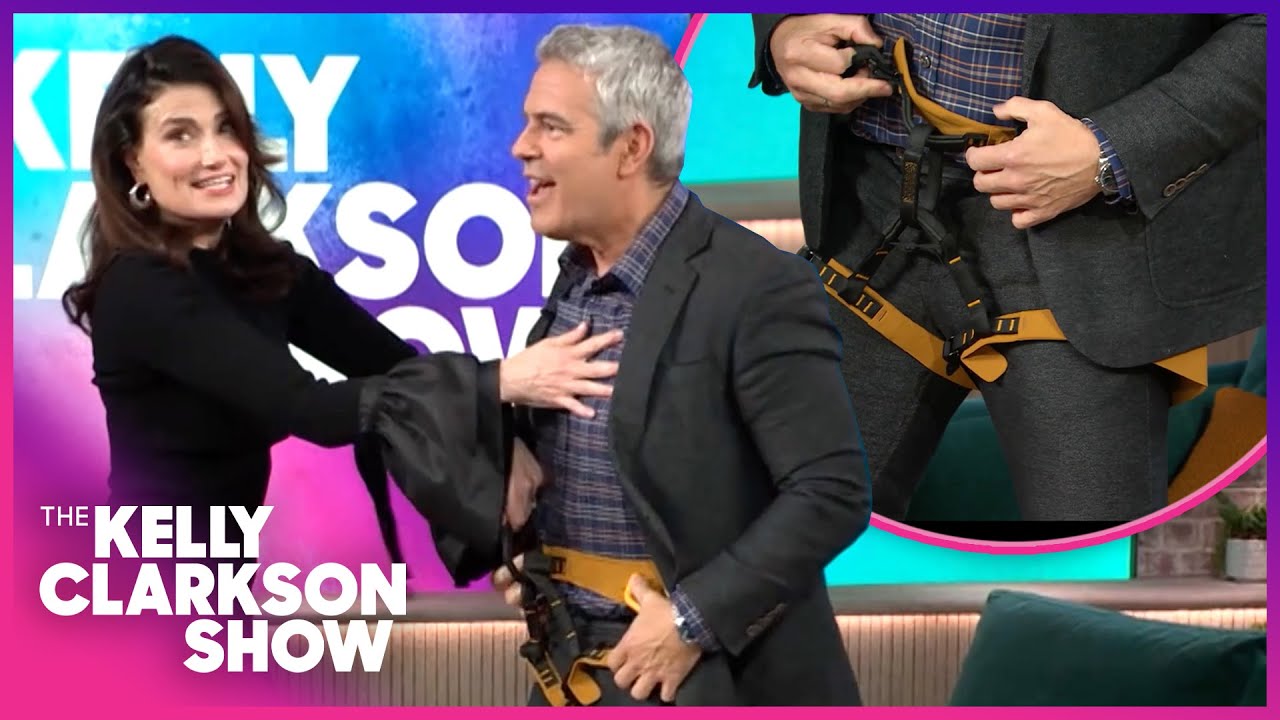 Idina Menzel Puts Andy Cohen In Her 'Redwood' Harness