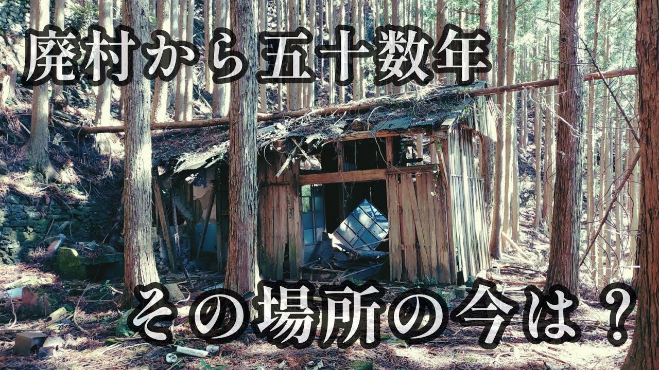【廃集落】山に埋もれゆく、かつて存在した集落を歩いて！紀伊和歌山