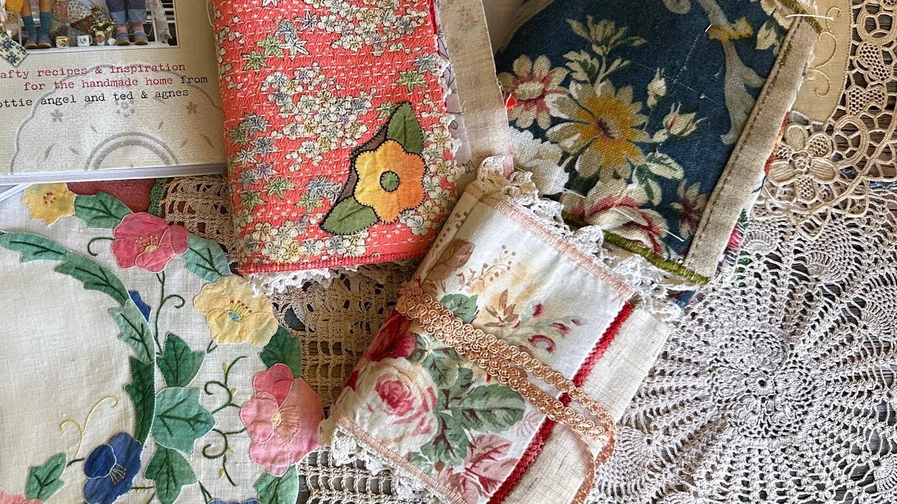 Vintage Needle Book Update & Vintage Textiles