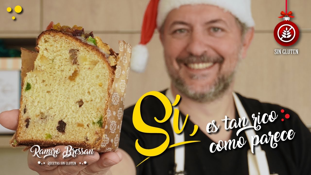 😲 Increíble que este PAN DULCE sea sin TACC 🎅🏼 Recetas SIN GLUTEN