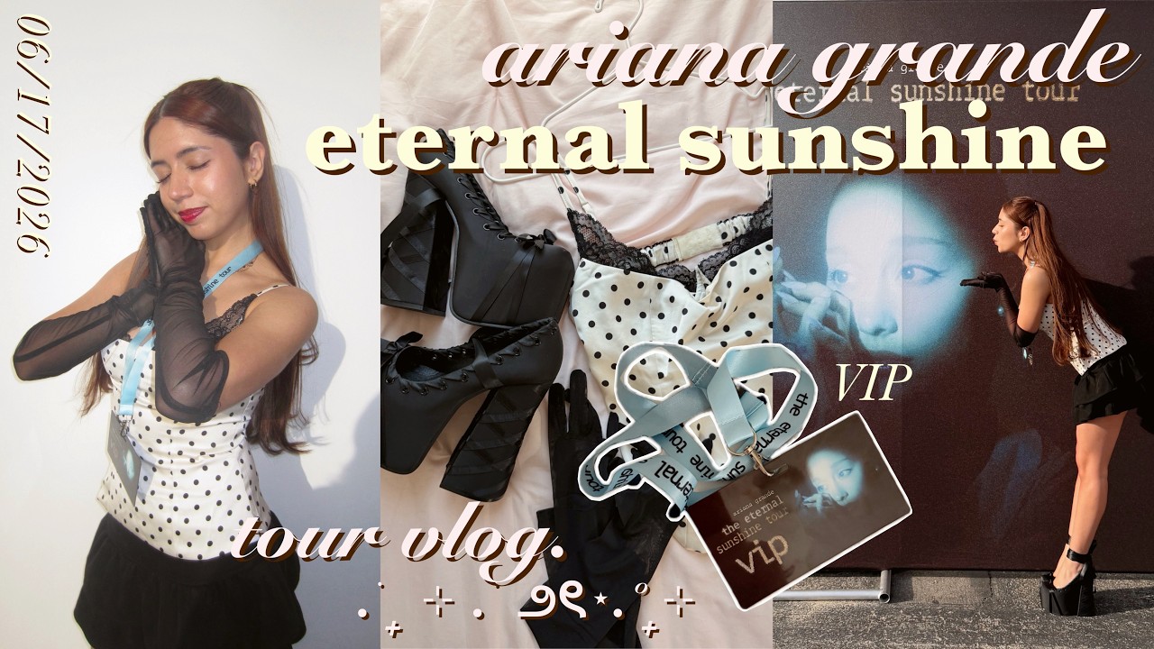 Влог с концерта Ariana Grande *ETERNAL SUNSHINE* 🌙☁️ в Лос-Анджелесе ♡ VIP-впечатления 🎀