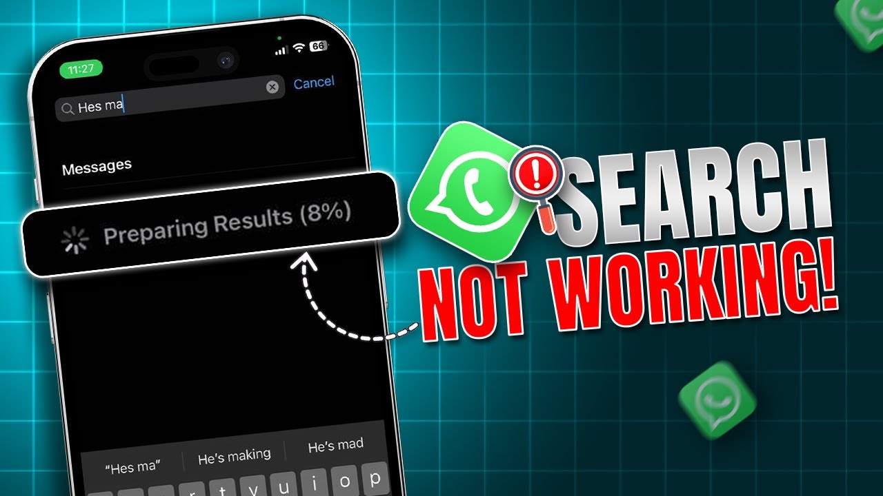 Fix WhatsApp Search Not Working on iPhone | WhatsApp Search Not Responding