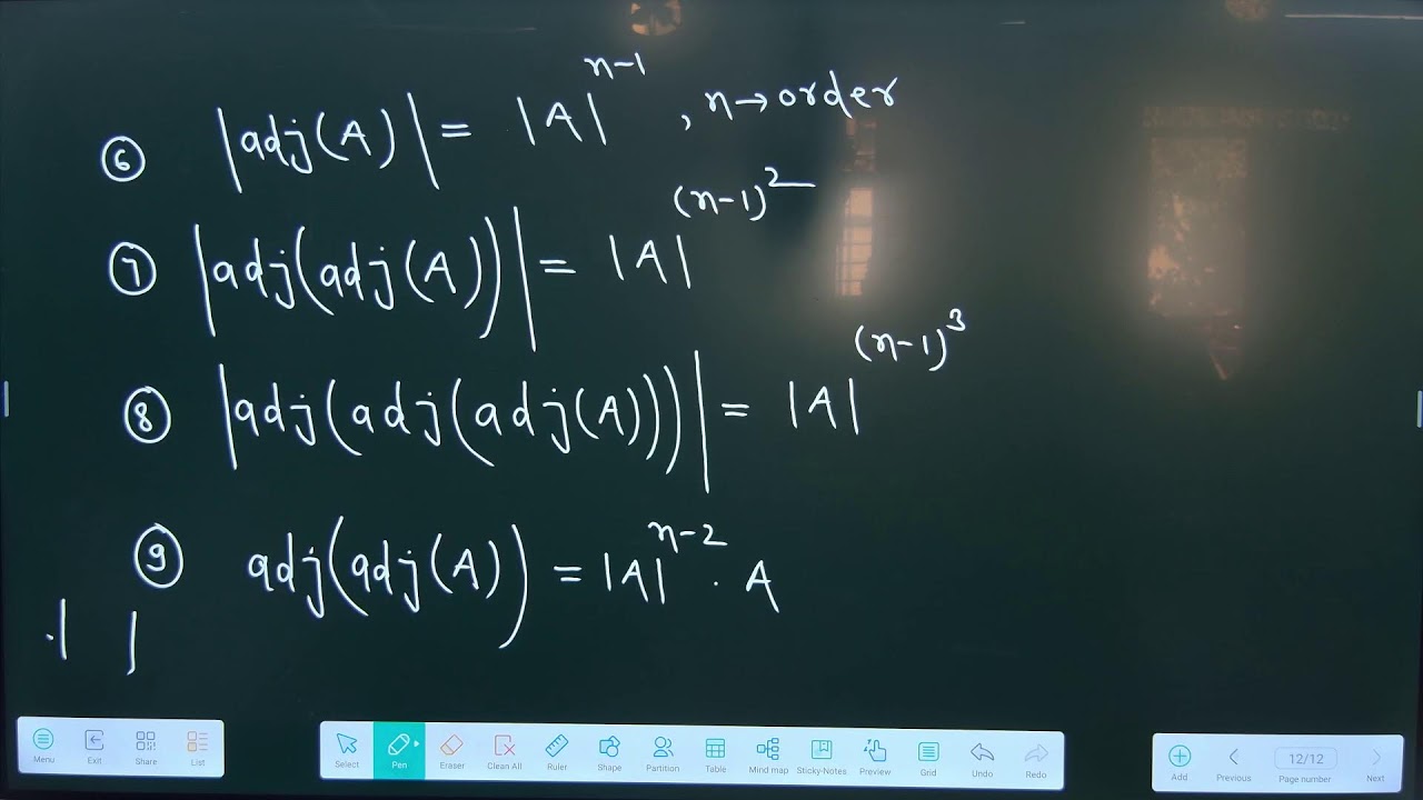 12th E.M 2027 Math's Class - 10 ( L- 10) Matrices