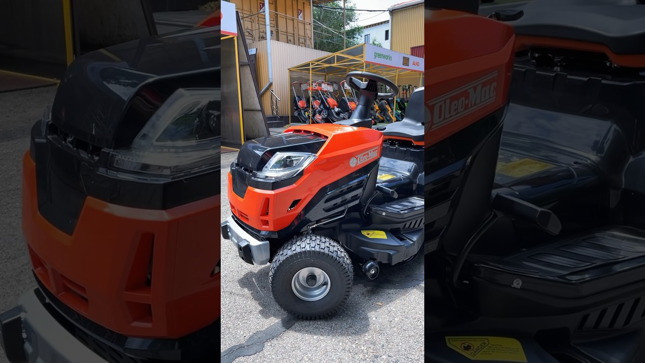 Трактор-газонокосилка Oleo-Mac OM 86 R/14,5 K #газонокосилка #oleomac #обзор #гольф