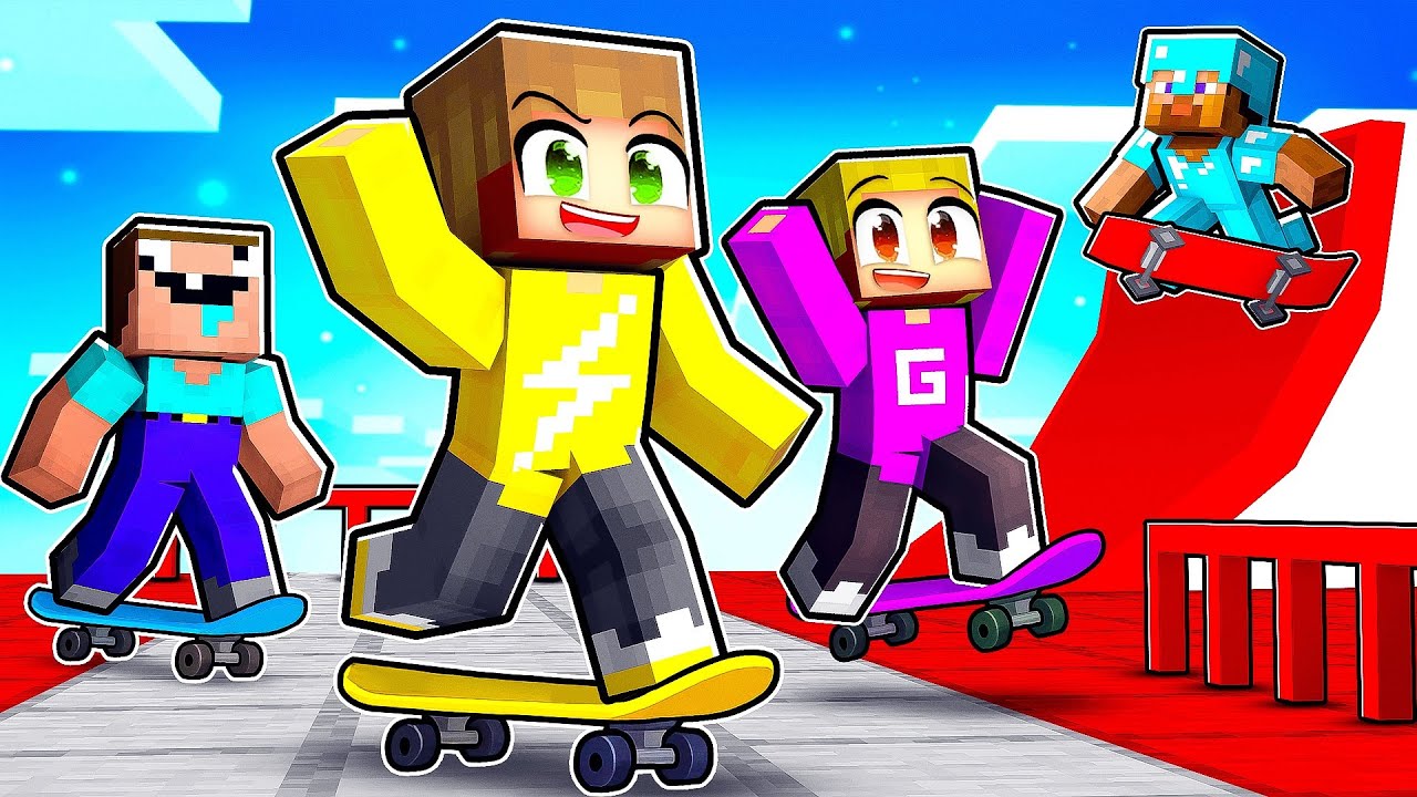 Skate Park Openen In Kleurstad (Minecraft Survival)