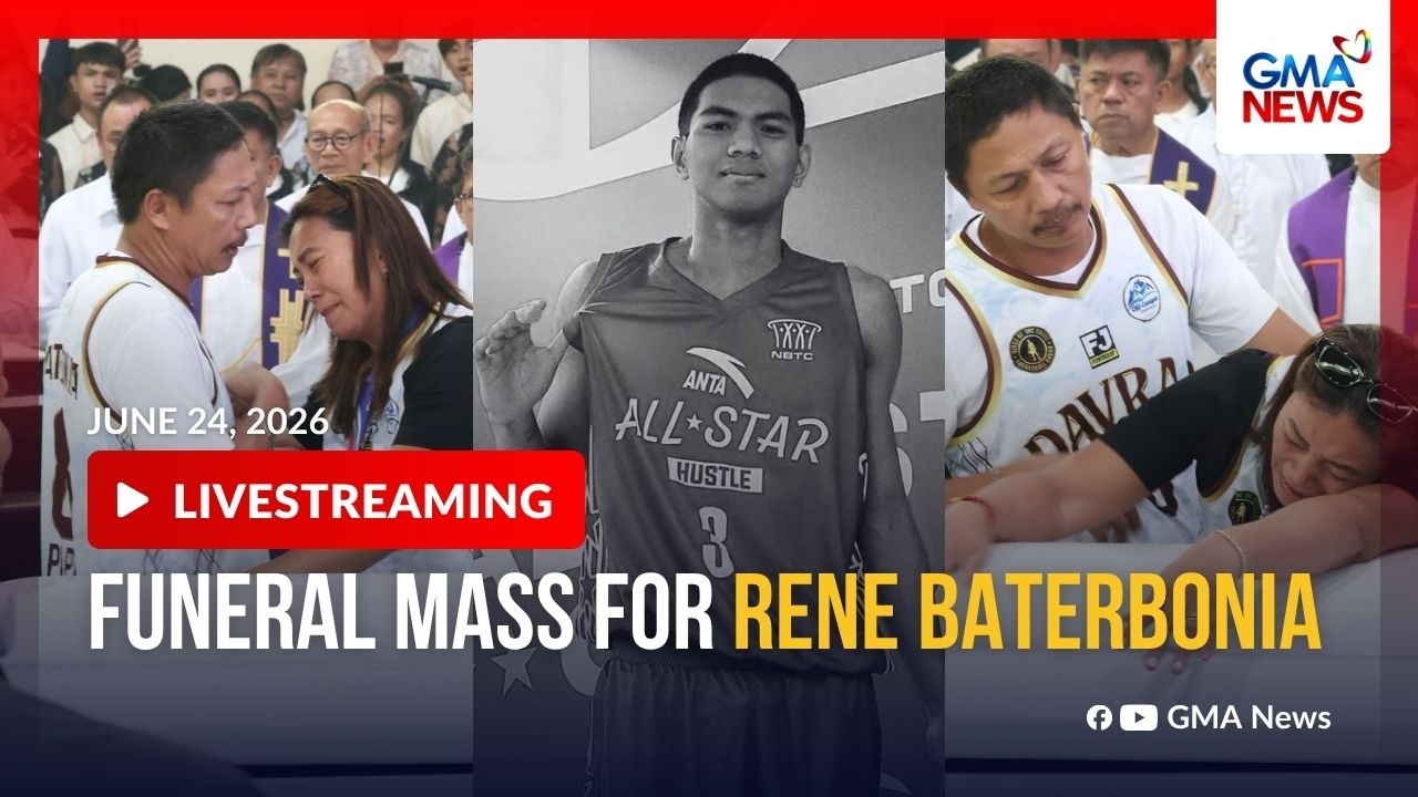 LIVE: Funeral mass for Rene Baterbonia | GMA News - Replay