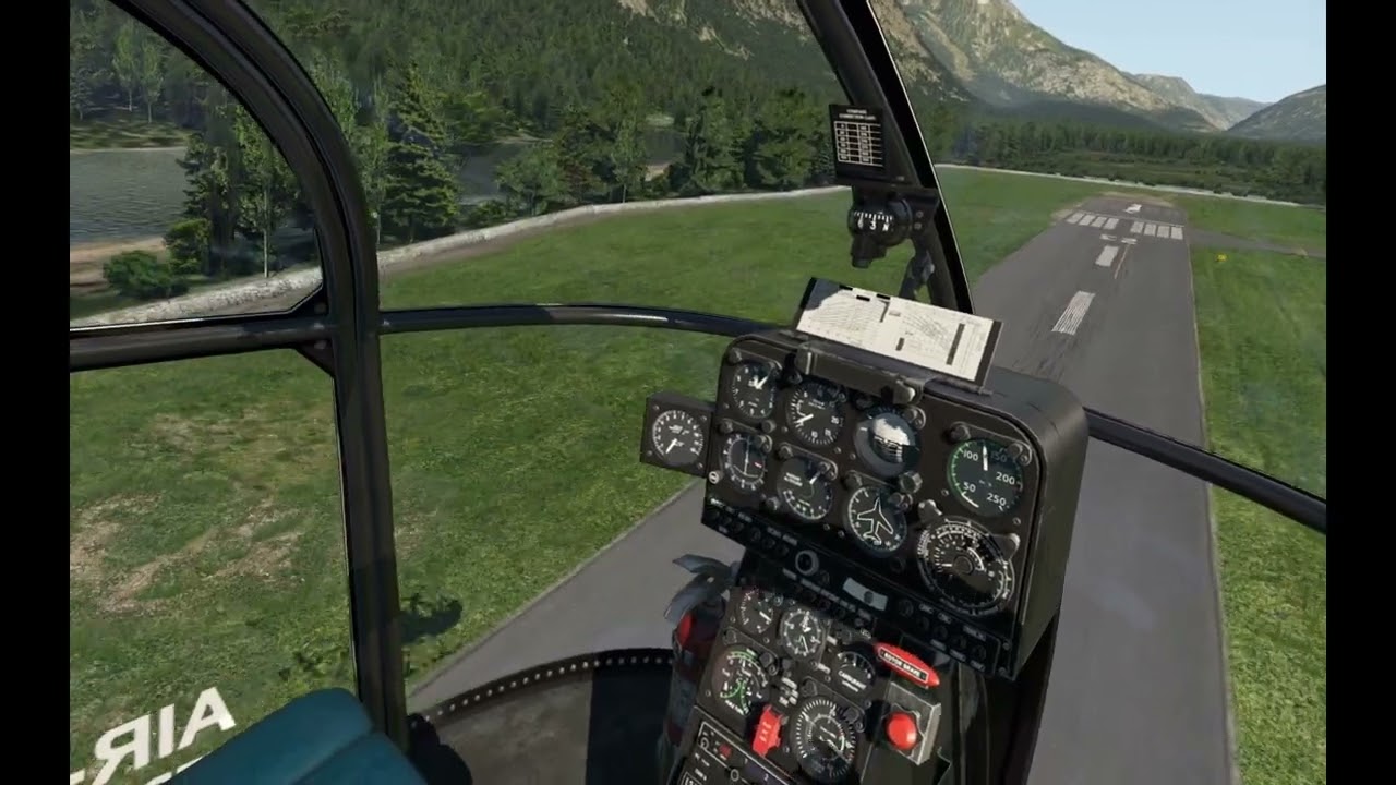 SA 315B Lama CYBD  Flight test