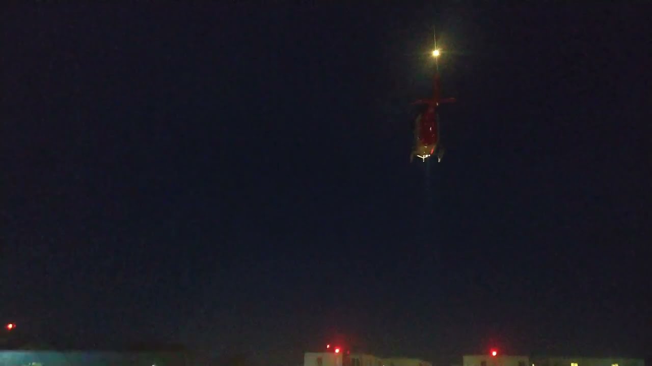 2x EC 135 vzlet DSA OK LJR a ATE přílet na základnu Olomouc