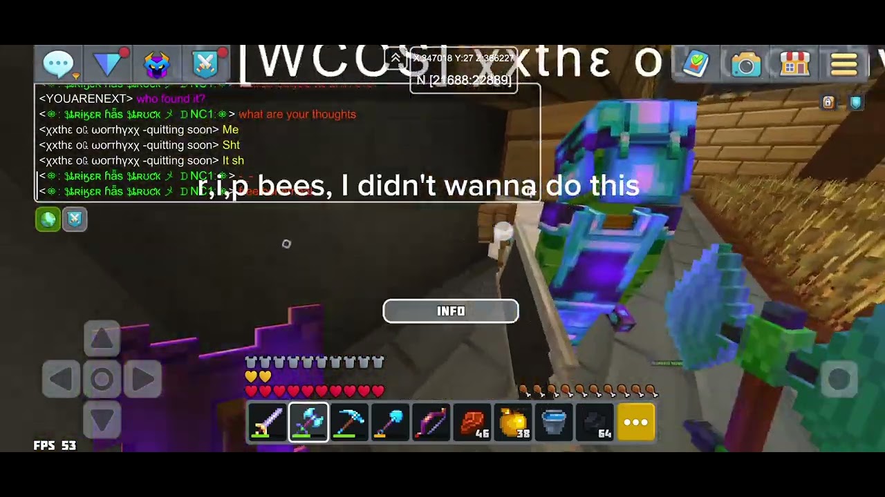The second base got raided. | planet craft / planet of cubes