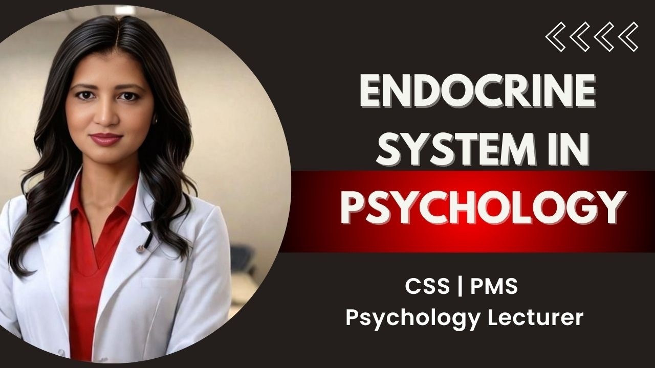 Endocrine System in Psychology Explained | CSS, PMS & Lecturer Preparation Series | Episode 1