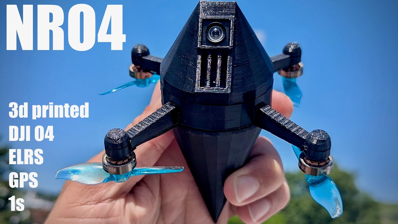NRO4 - 3d printed Nano Rocket FPV drone with DJI O4
