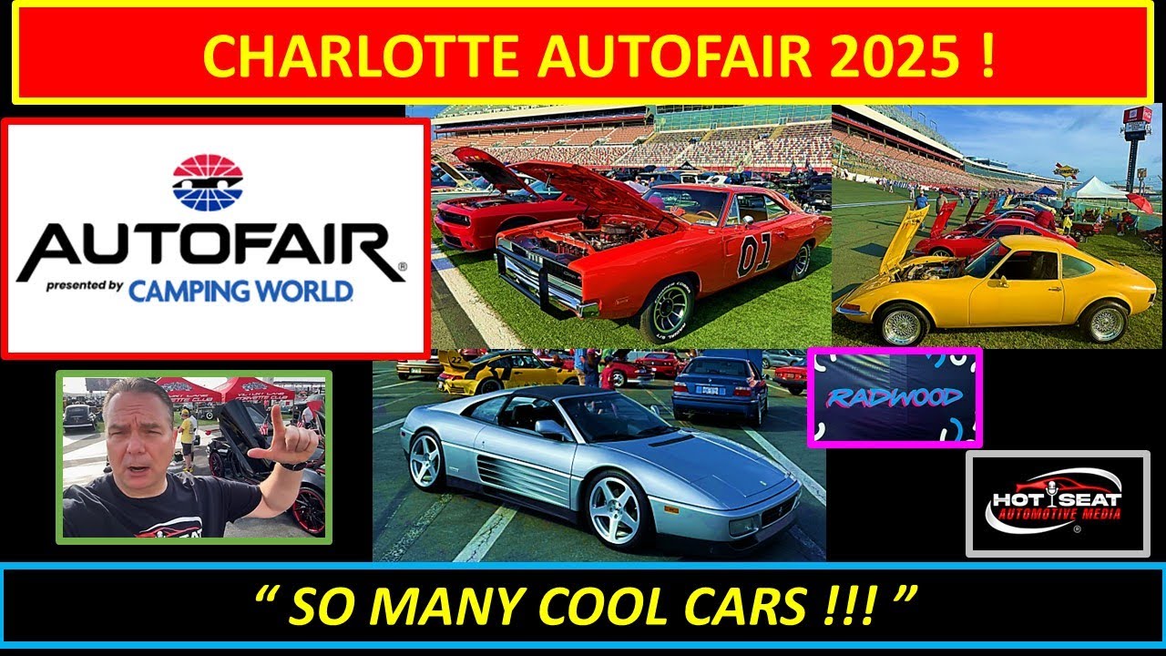 Charlotte AutoFair 2025! Classic cars, muscle cars, Radwood, and more! #carshow #carmeet #charlotte