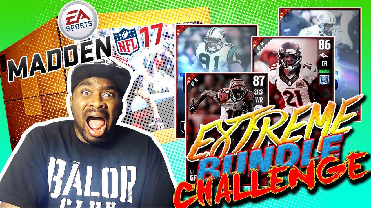 Madden 17 Ultimate Team Pack Opening Bundle - EXTREME ELITE PULL CHALLENGE GONE TERRIBLY WRONG!!!
