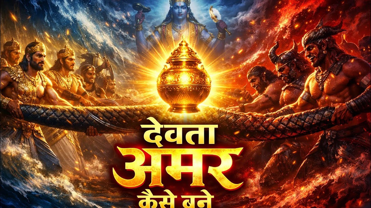 अमृत कैसे निकला? देवता अमर क्यों बने | Samudra Manthan | Mythology | Bhakti Kahaniyan In Hindi