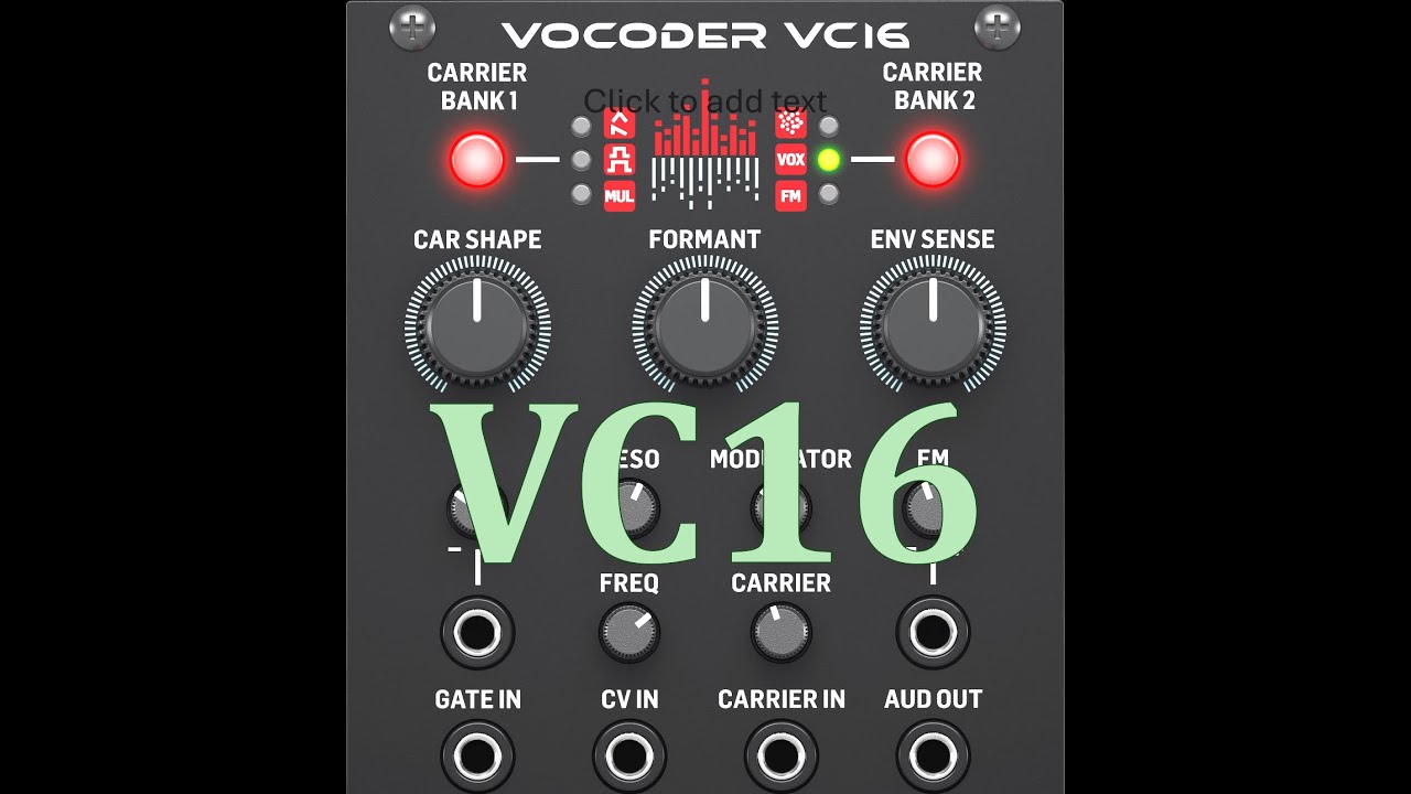 VC16 Vocoder Part 1 by Behringer