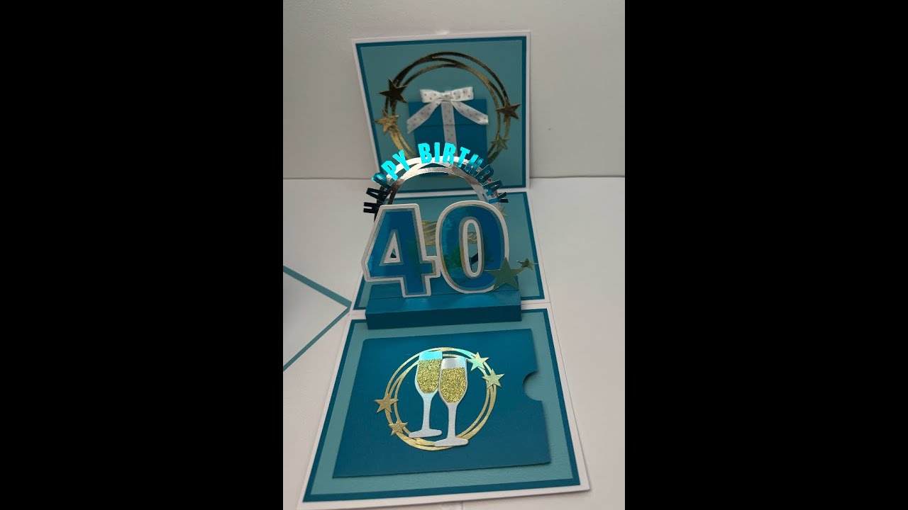Celebrating 40 Birthday Card
