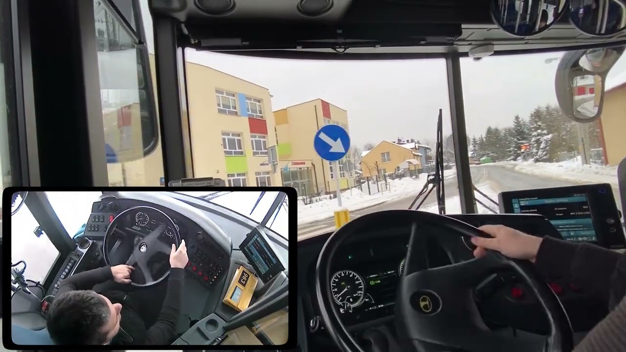 Linia 8. Sikorskiego MPGK ➡️ Rudna Wielka Zakręt (Autosan Sancity M12LF CNG #963)
