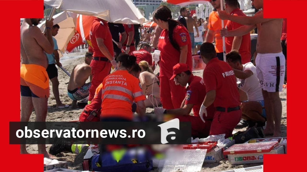 Filmul tragediei din Mamaia. Toţi cei trei tineri morţi au intrat în apă pentru a salva o fată