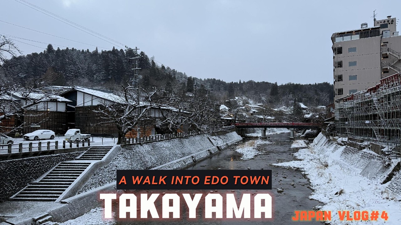 A hidden town in the Gifu Alps. 7-day travel series to 7 prefectures in Japan. #japan vlog4